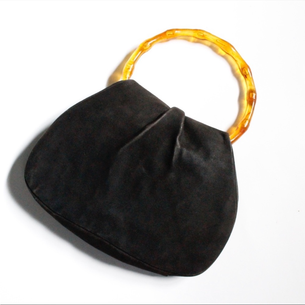 1940s bake light handle evening bag